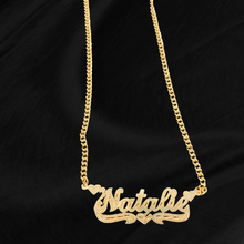 Load image into Gallery viewer, 14k Gold plated Name Necklace
