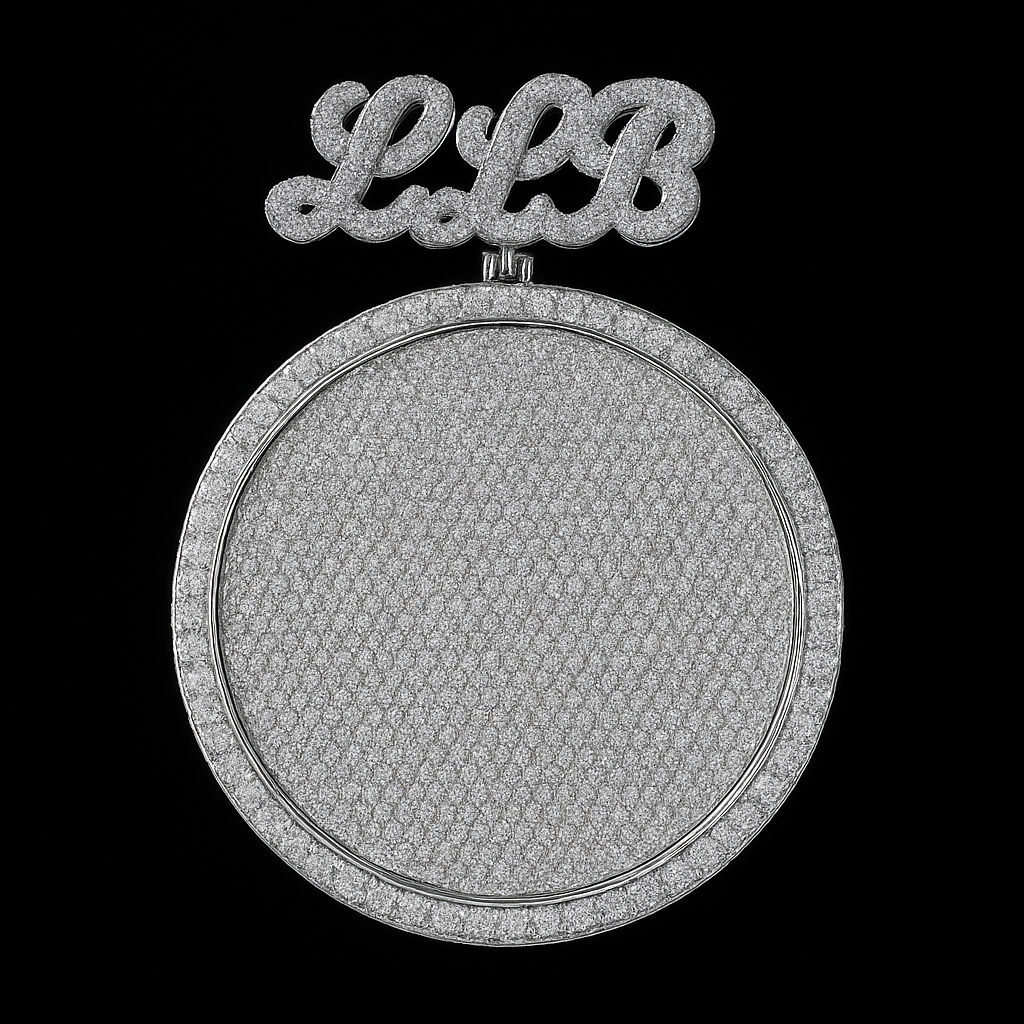 Iced Picture Pendants