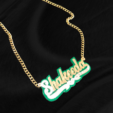 Load image into Gallery viewer, 14k Gold plated Name Necklace
