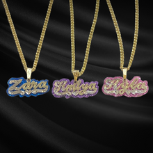 Load image into Gallery viewer, 14k Gold plated Name Necklace
