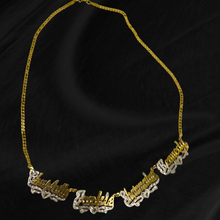 Load image into Gallery viewer, 14k Gold plated Name Necklace
