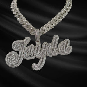 Charming Diamond Name necklace