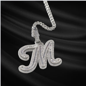 Diamond Initial Pendant