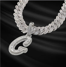 Load image into Gallery viewer, Diamond Initial Pendant
