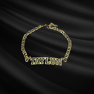 Stainless Steel Name Necklace set